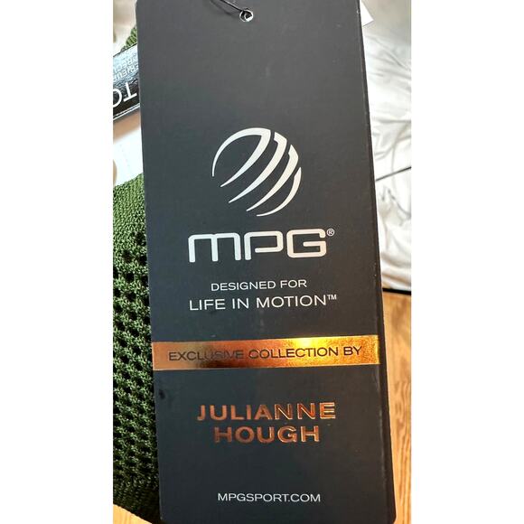 MPG Sport Halter Sleeveless Partial See Through Tank Top Allude S - Picture 9 of 11